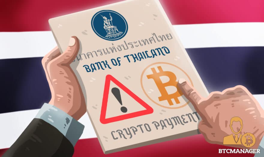 Thailand’s Central Bank Cautions Against Using Crypto as a Means of Payment