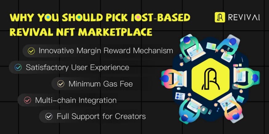 Revival NFT Marketplace Launches Successfully on IOST (IOST) - 1