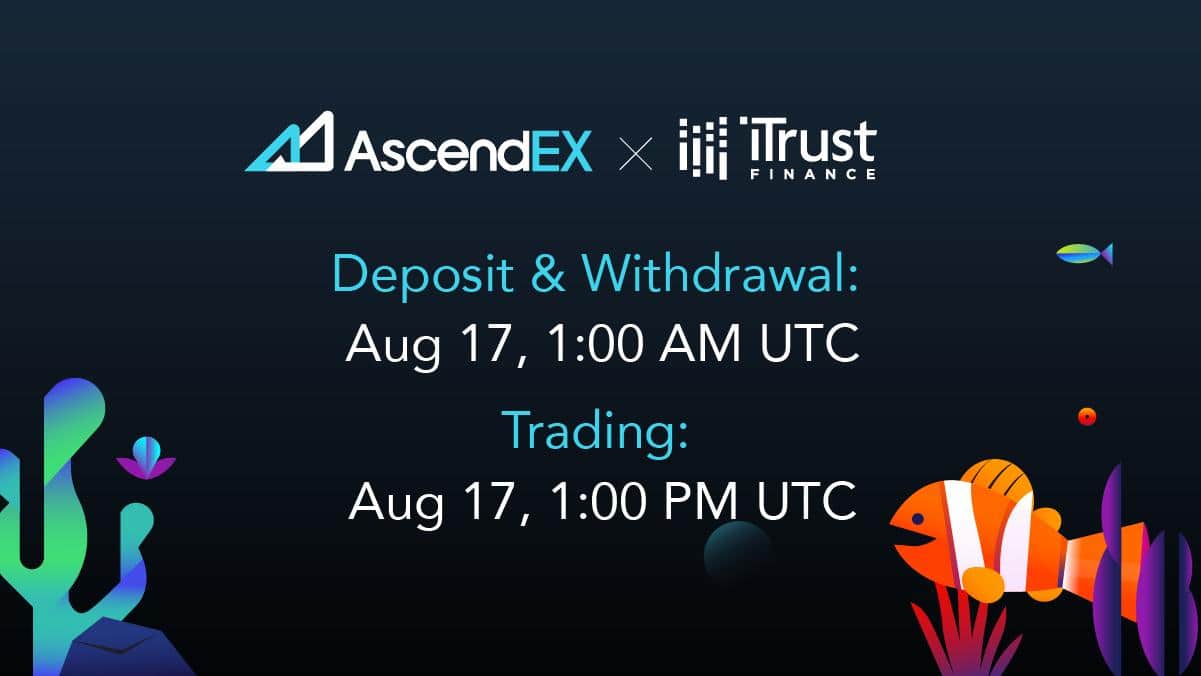 iTrust Lists on AscendEX - 1