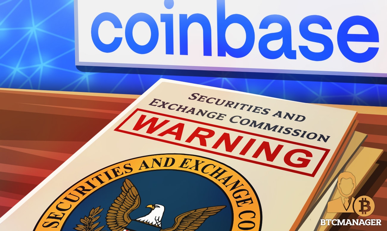 US SEC Warns Coinbase Over the Exchange’s Plan to Launch a Lending Program