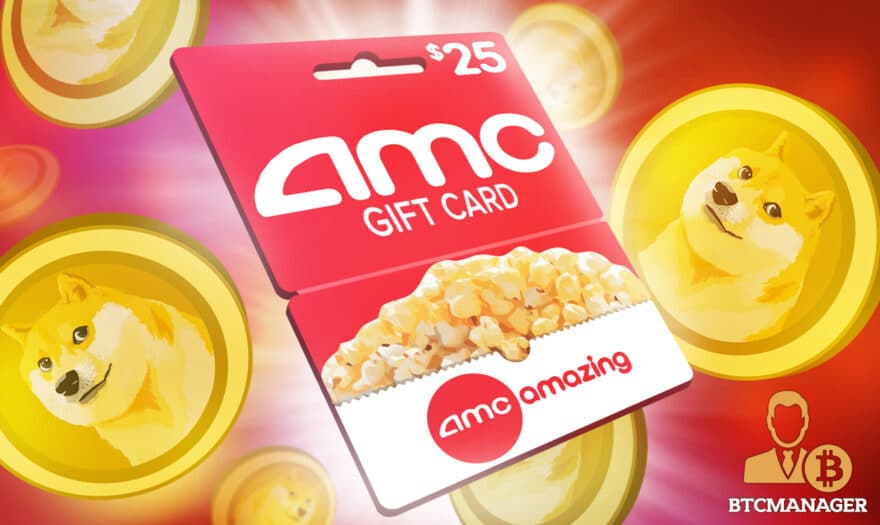American Cinema Giant AMC Theatres Now Accepting Dogecoin (DOGE) for Its Gift Cards