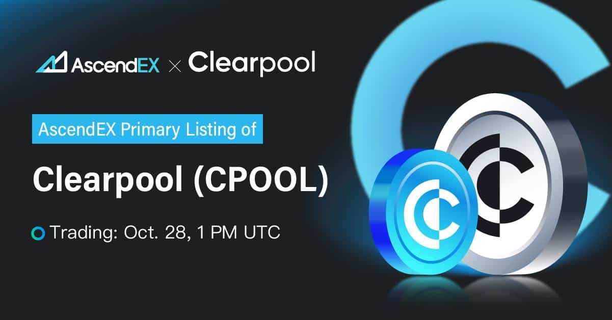 Clearpool Lists on AscendEX - 1