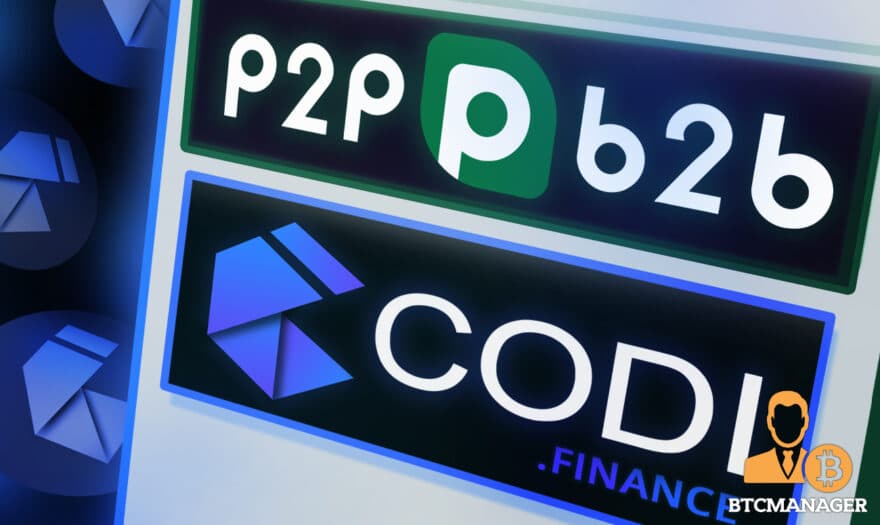 CODI Finance IEO On P2pb2b Exchange