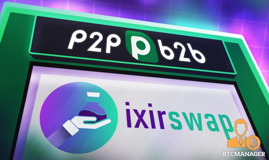 iXiR Token Starts Trading on P2PB2B in November