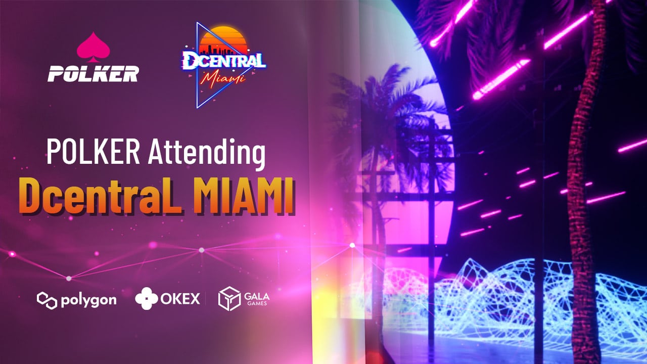 Polker Team Displaying Metaverse Ecosystem Live at Dcentral Miami Blockchain Expo - 1