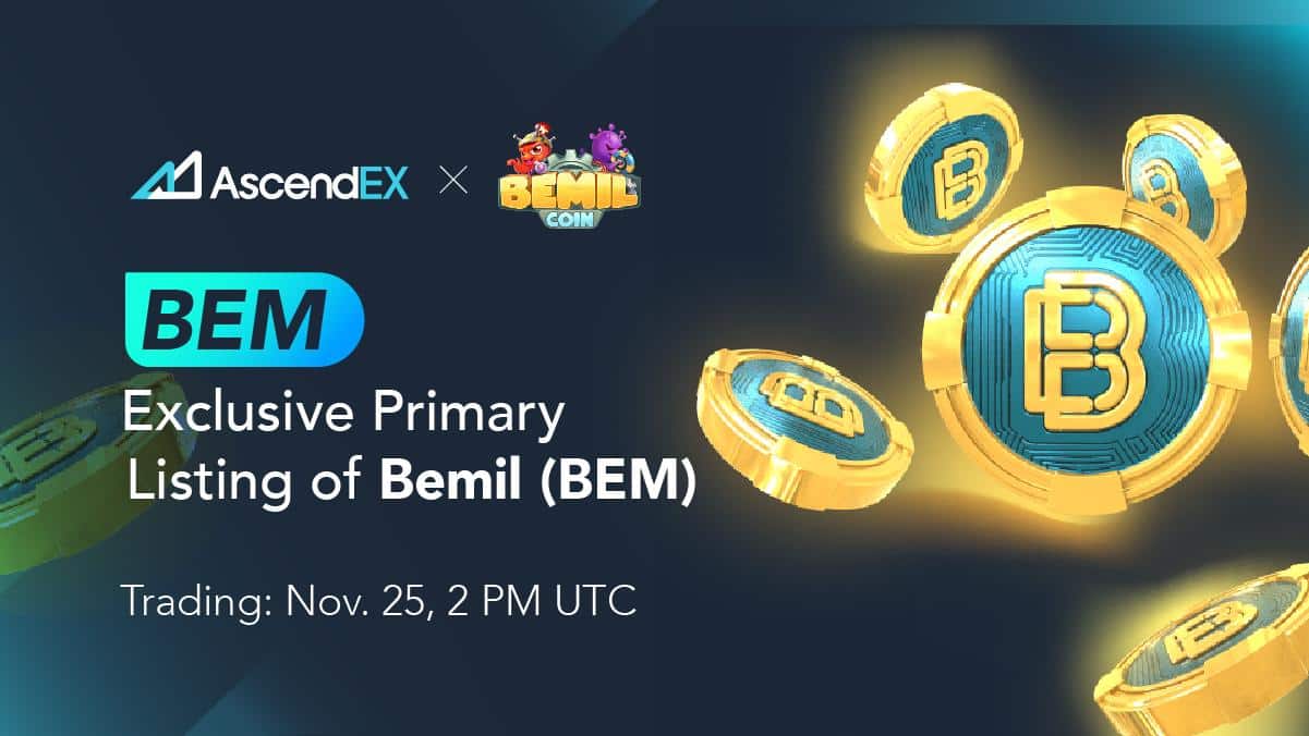 AscendEX Lists Bemil Token BEM - 1
