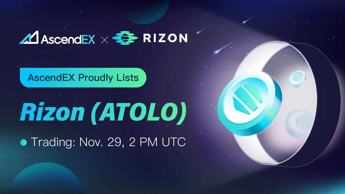 AscendEX Lists Rizon - 1