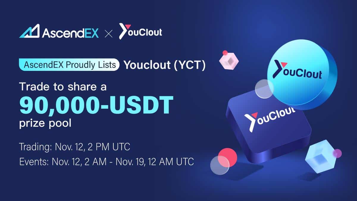 YouClout Lists on AscendEX - 1