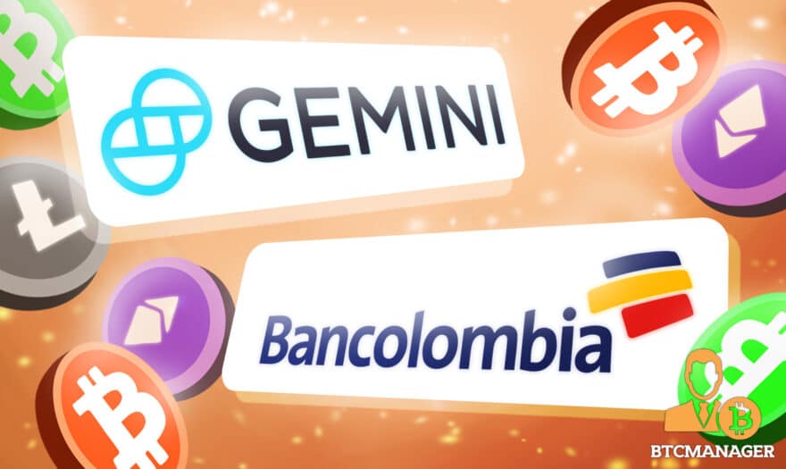 Gemini Partners With Colombian Banking Giant for Crypto Trading Pilot