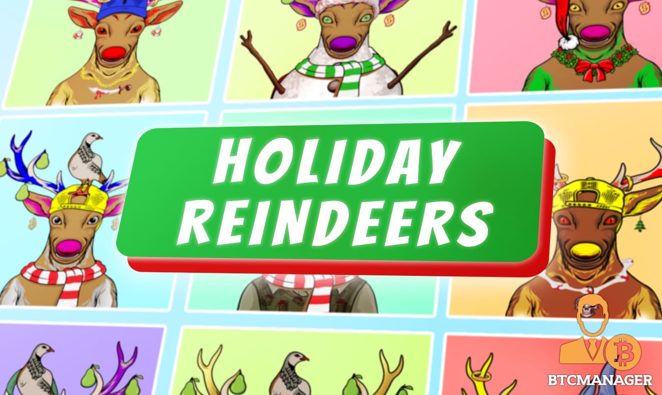 Holiday Reindeers, A Unique NFT Project, Aims to Free up the Reindeers from Santa’s Shadow