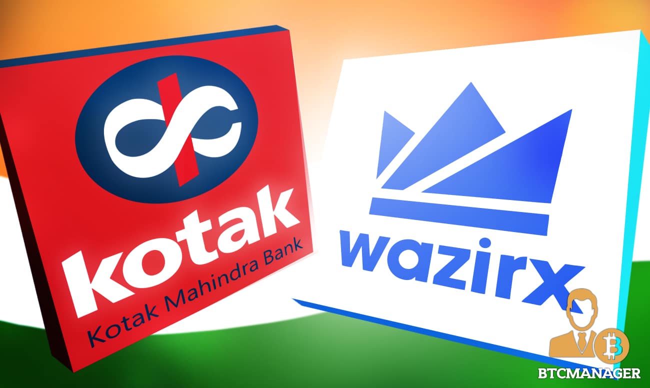 WazirX Crypto Exchange Secures Fresh Banking Partnership with India’s Kotak