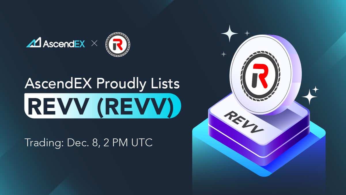 AscendEX Lists REVV Token  - 1