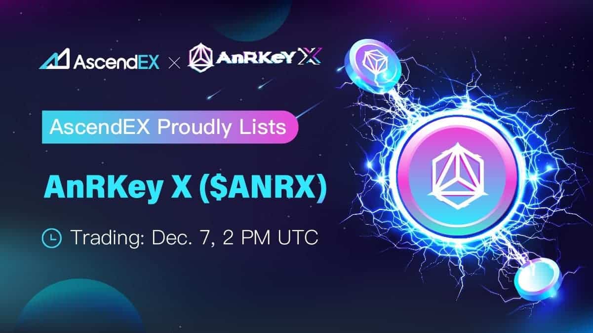 AnRKey X Lists on AscendEX - 1