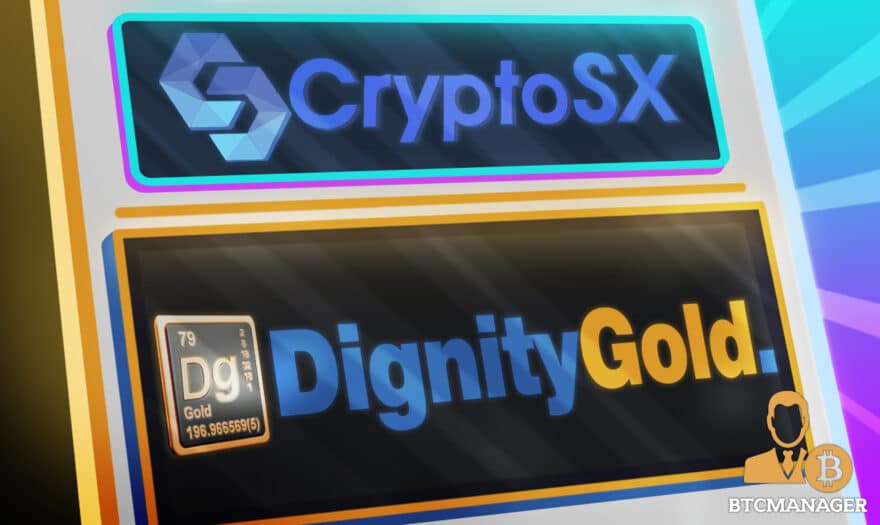 DIGau–a Security Token Backed by Gold Deposits in the United States—has been Approved for Listing on CryptoSX