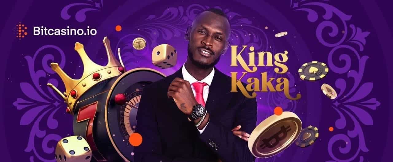 King Kaka in New Year Cheer After Landing Double Sponsorship Deal with Bitcasino - 1