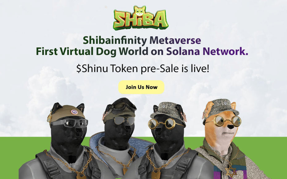 Shibainfinity - First Dog Metaverse on the Solana Ecosystem Begins Its Token Pre Sale - 1
