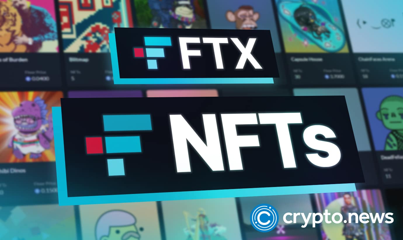 FTX NFTs inaccessible, users redirected to bankruptcy page