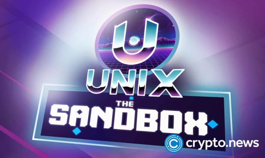 UniX Gaming Joins Forces with The Sandbox to Become Its Metaverse Ecosystem Builder