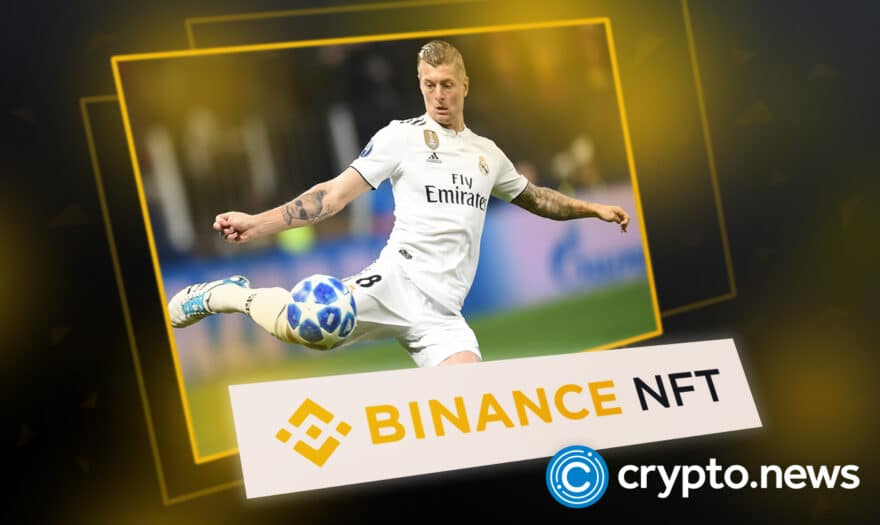 Binance NFT Joins Forces with Soccer Star Toni Kroos to Launch Mystery Box Collection