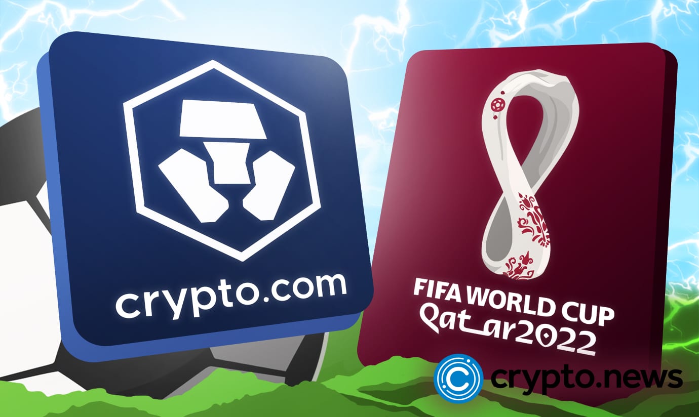 Crypto.com Named an Official Sponsor of 2022 FIFA World Cup in Qatar