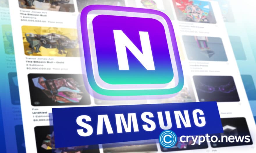 Samsung Inks Way for Use of NFTs on Offline Shopping