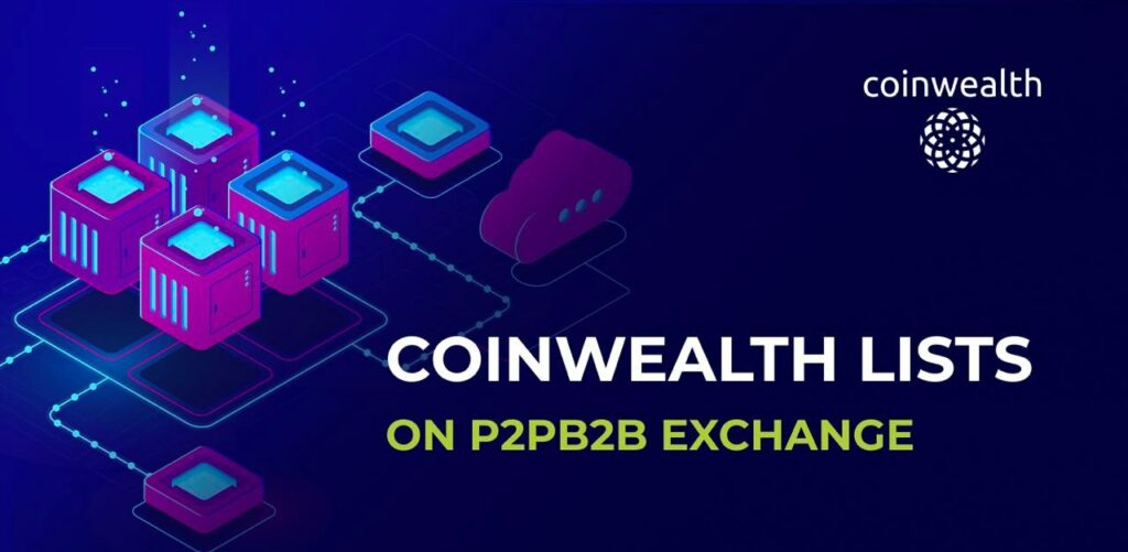 CoinWealth Lists on P2PB2B - 1
