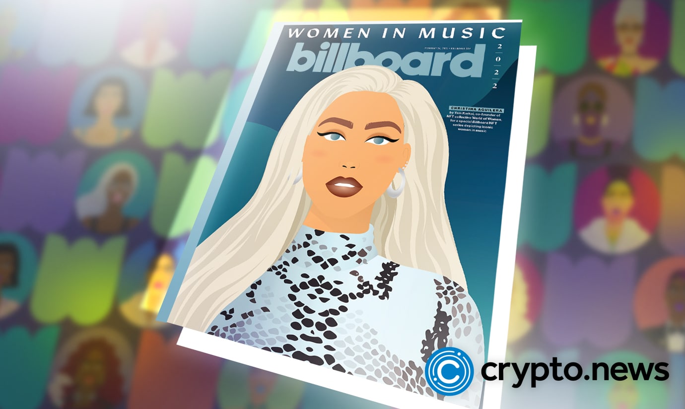 Billboard & World of Women to Honor Christina Aguilera With an NFT Magazine Cover