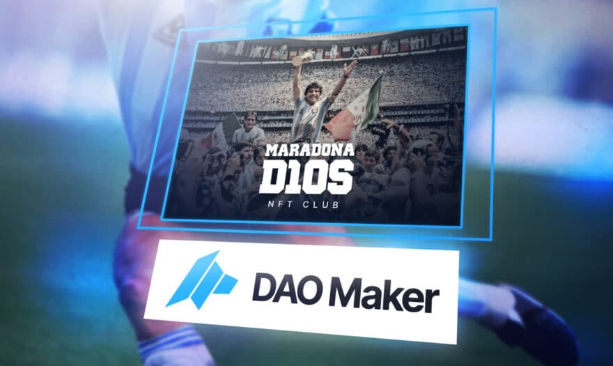 DAO Maker Kickstarts Its NFT Launchpad with the First-Ever Licensed Maradona Collection