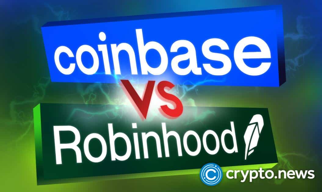 coinbase vs robinhood crypto