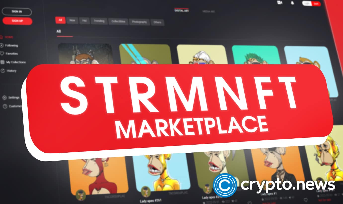 StreamCoin Launches User Registration Page for STRMNFT Marketplace