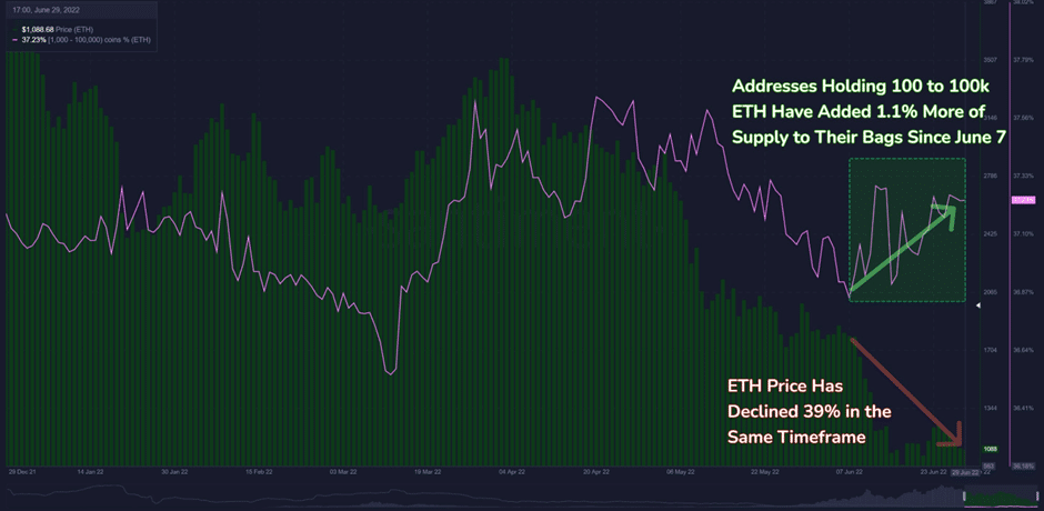 Ether (ETH) Sharks and Whales Follow “Buy the Dip” Strategy, Data Shows - 1