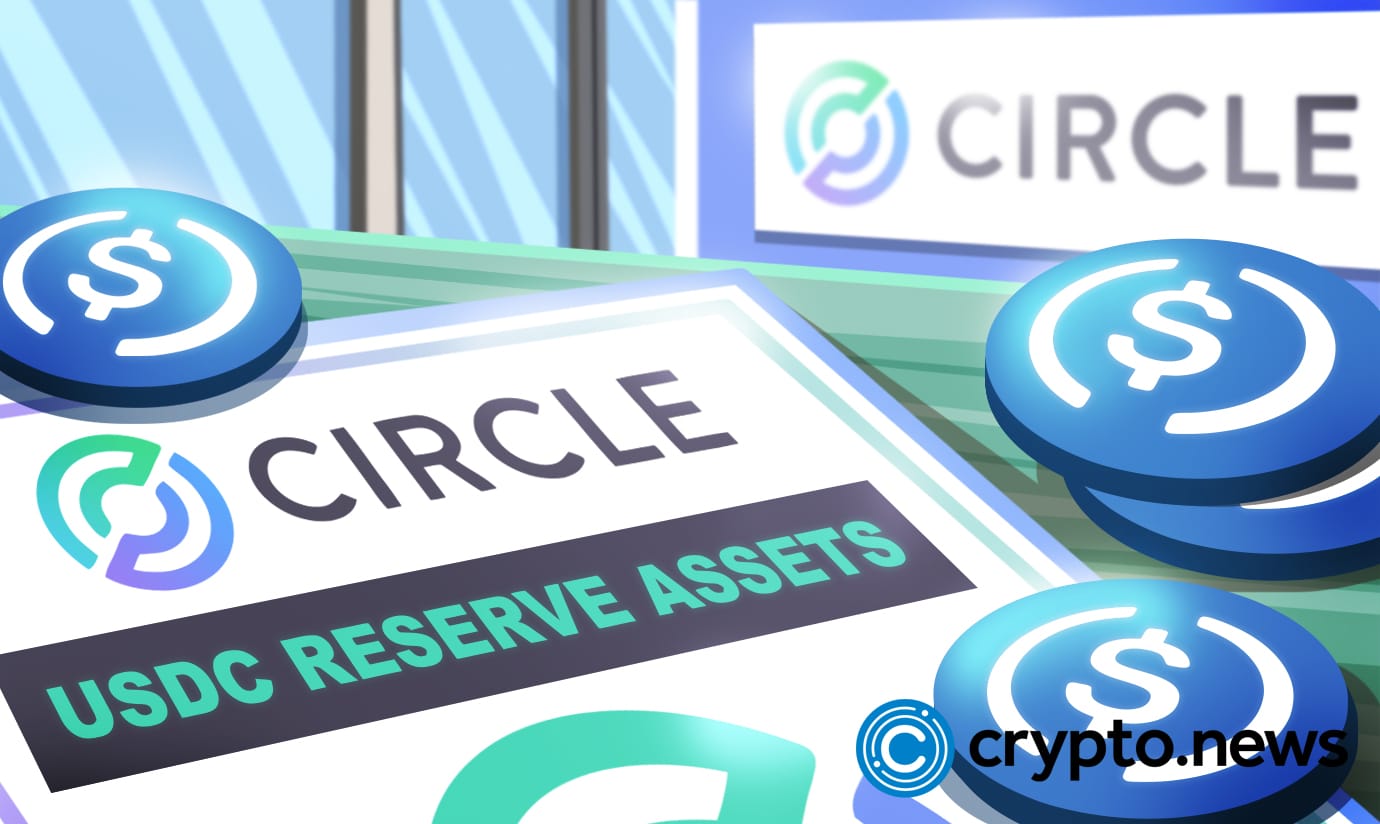 Circle invests b, or 30% of USDC reserves, in US treasuries