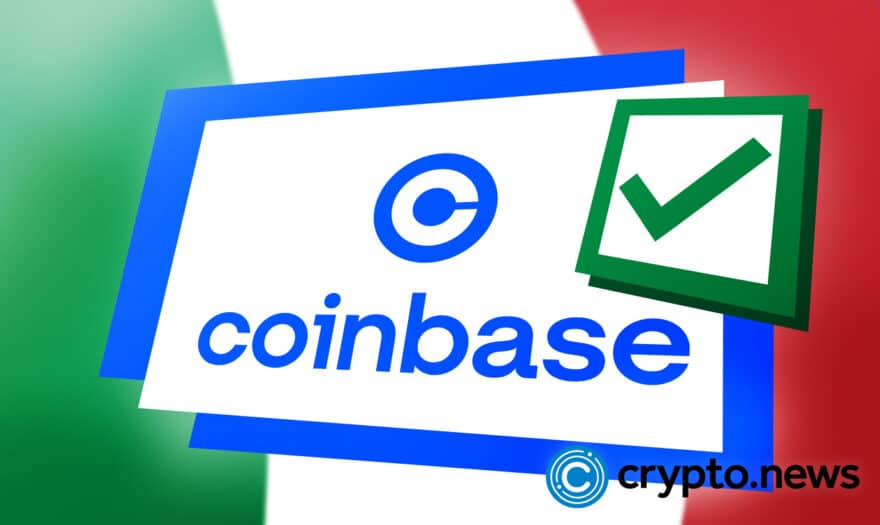 Coinbase Secures License to Operate as Crypto Asset Service Provider in Italy