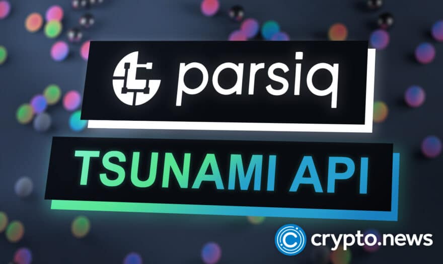PARSIQ Launches Groundbreaking Real-time and Historical Blockchain Data Solution, Tsunami API