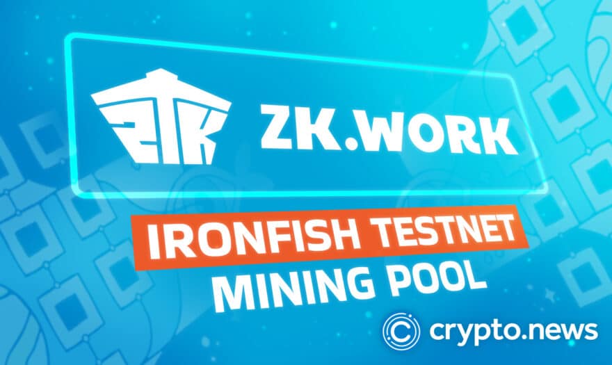 ZK.Work Ironfish Testnet Mining Pool is Coming Soon with an Extra 10,000 IRON Prize
