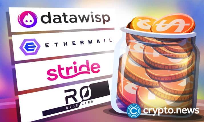 Fundraising Rounds of EtherMail, Datawisp, RISC Zero, and Stride Zone; Inflation Troubles Continues