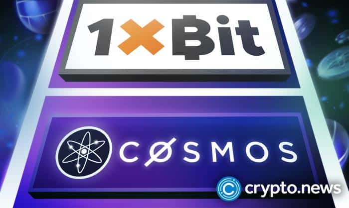 Proof-of-Stake-powered Cryptocurrency COSMOS Launches on 1xBit