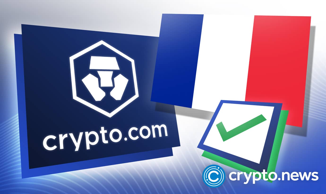 Crypto.com recibe aprobación regulatoria para lanzar operaciones en Francia – crypto.news