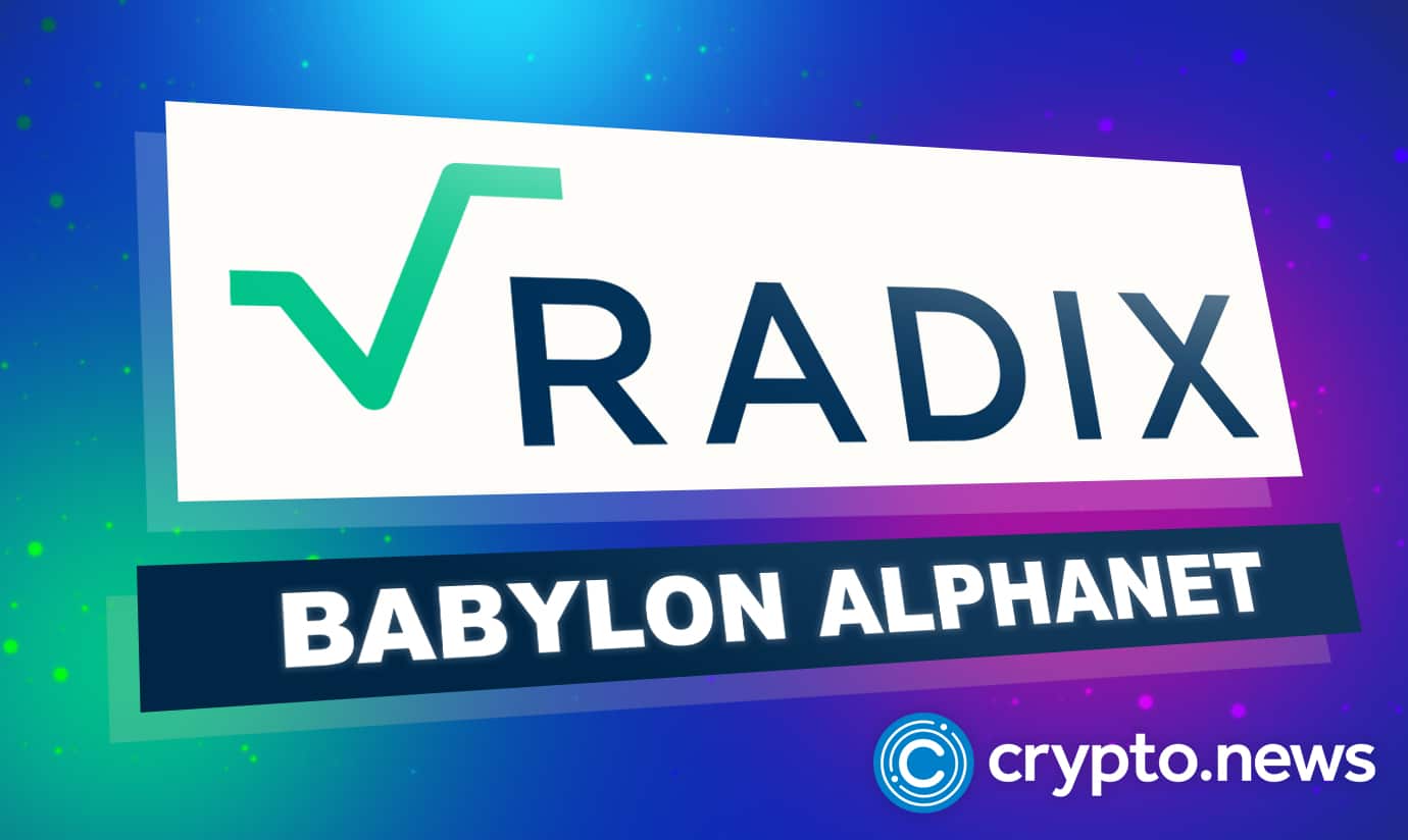 Radix Asset Oriented Smart Contract Network Launches Babylon Alphanet
