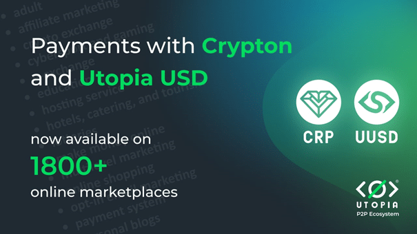 Rapid Entrances by Utopia Crypton to Privacy Coin Space-Accepted by 1800+ Online Shops - 1