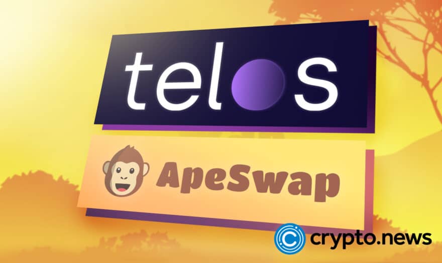 Telos, ApeSwap, Partner to Offer Users High-Yield Farming Products
