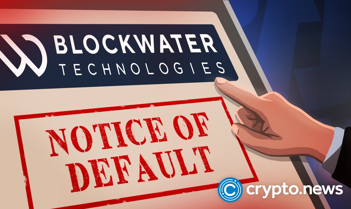 Crypto Investment Firm Blockwater Technologies Defaults on $3.4M BUSD Loan
