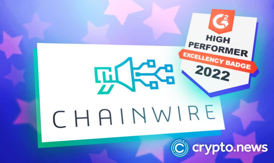 Cryptocurrency newswire platform Chainwire bags nine awards from G2