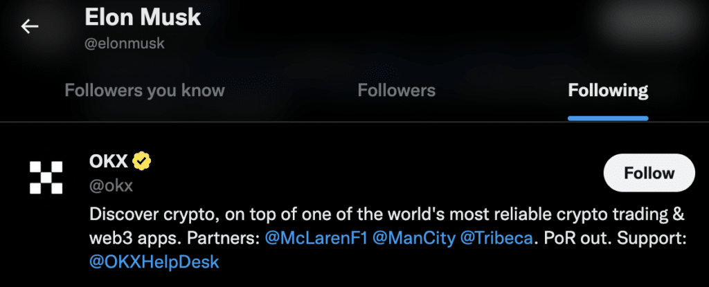 Elon Musk volgt cryptobeurs OKX ondanks de recente onrust op de CEX - 1
