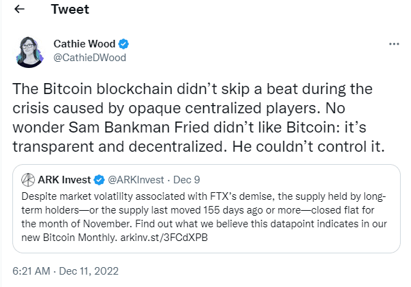 Cathie Wood's Ark သည် Coinbase နှင့် Tesla ရှယ်ယာများကို စုဆောင်းခြင်း - ၁