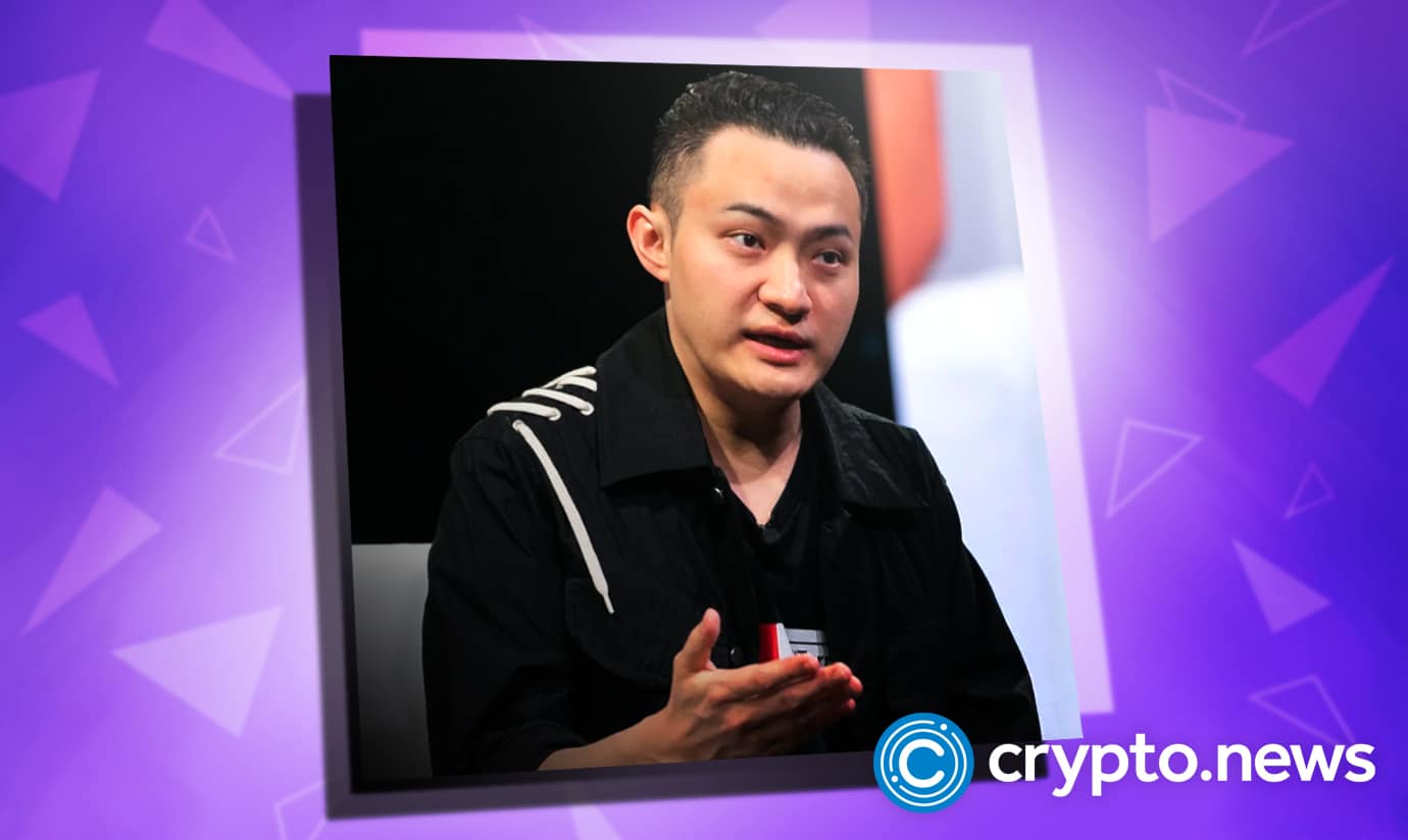 Tron co-founder Justin Sun moves $40m in two days
