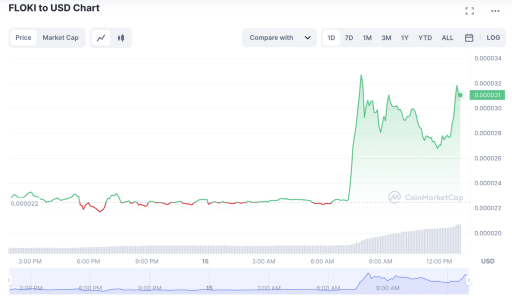 Elon Musk's tweet incites Doge and Floki rally - 1