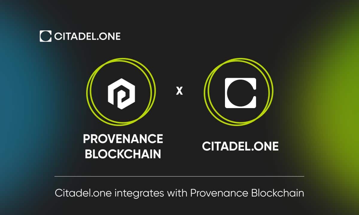 Citadel.one now connected to Provenance Blockchain - 1