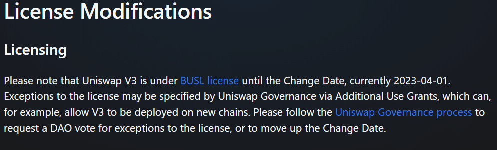 Uniswap v3 business source license expires, developers free to fork - 1