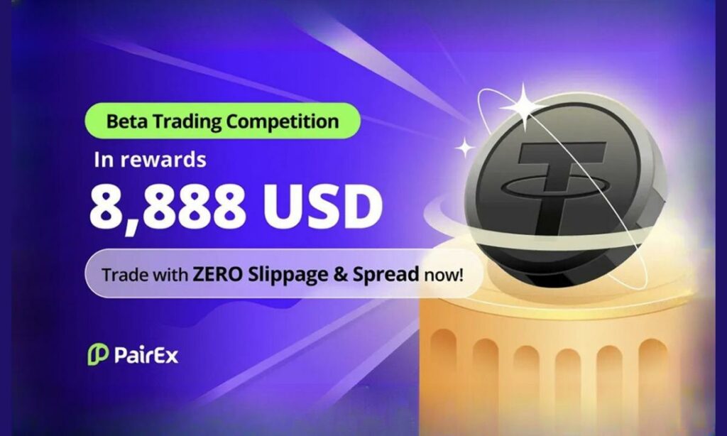 Decentralized perpetual exchange, PairEx, announces beta trading competition with up to 8,888 USD in ARB and PEX tokens - 1